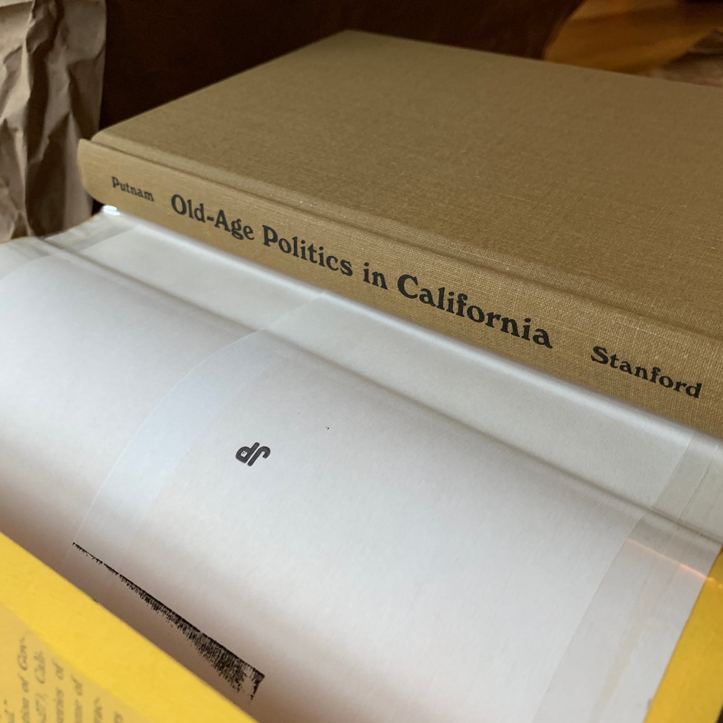 Old Age Politics In California