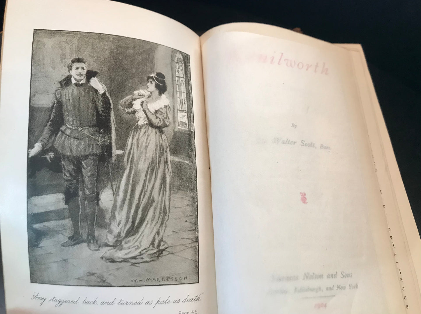 Kenilworth vintage 1904 copy cover page