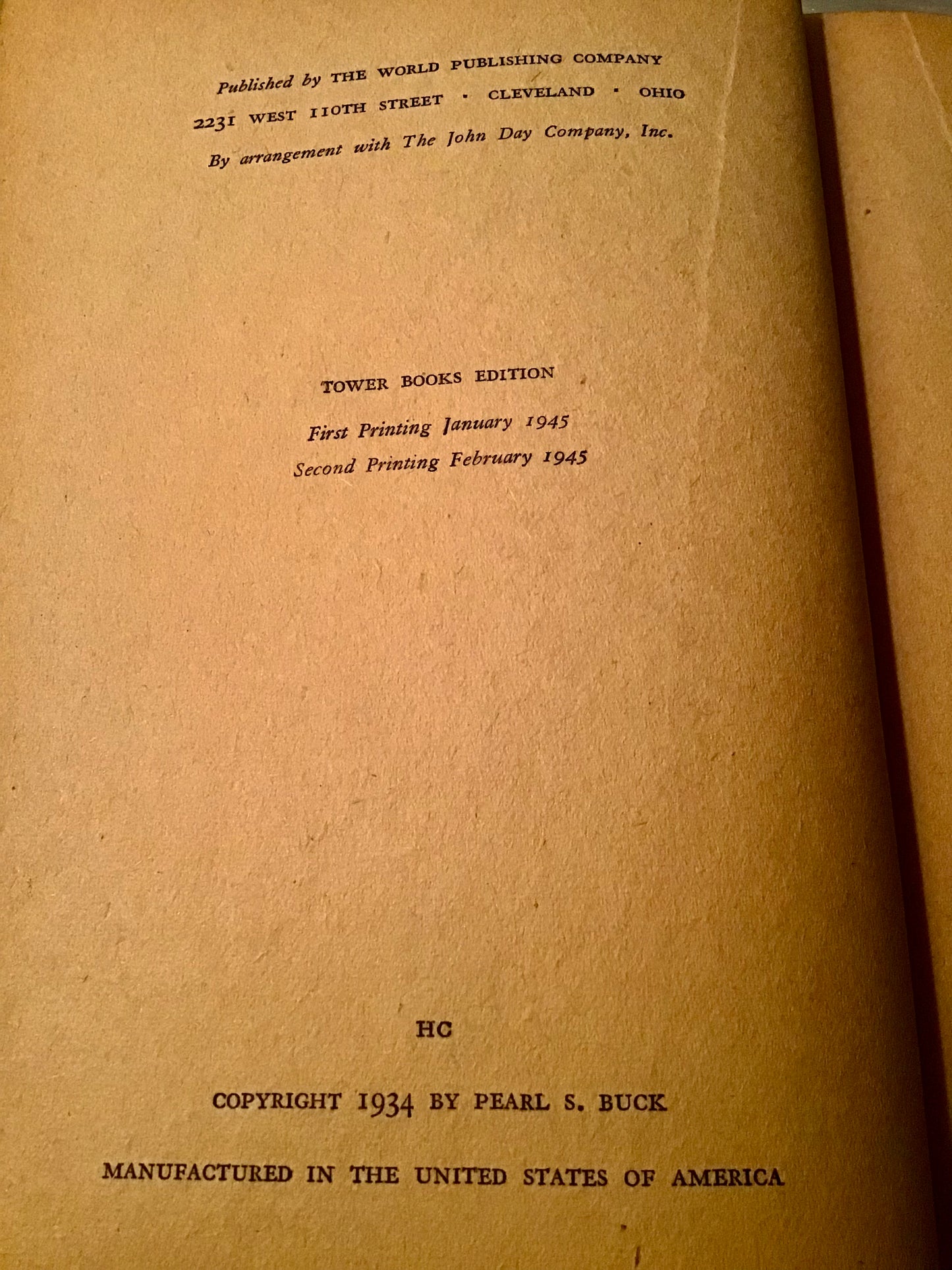 The Mother by earl S Buck
