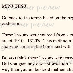 earning packet 3625 math in 1900's preview