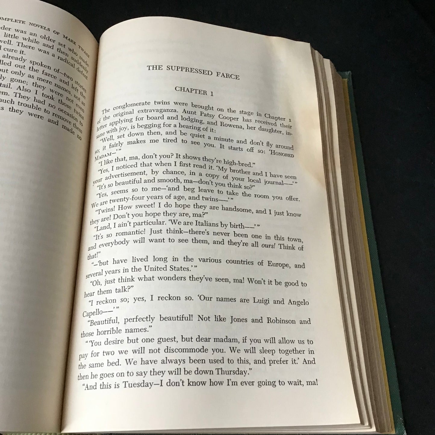 the suppressed farce chapter 2 Mark Twain