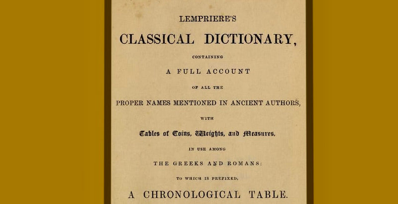 Lempiere's Classical Dictionary 1853