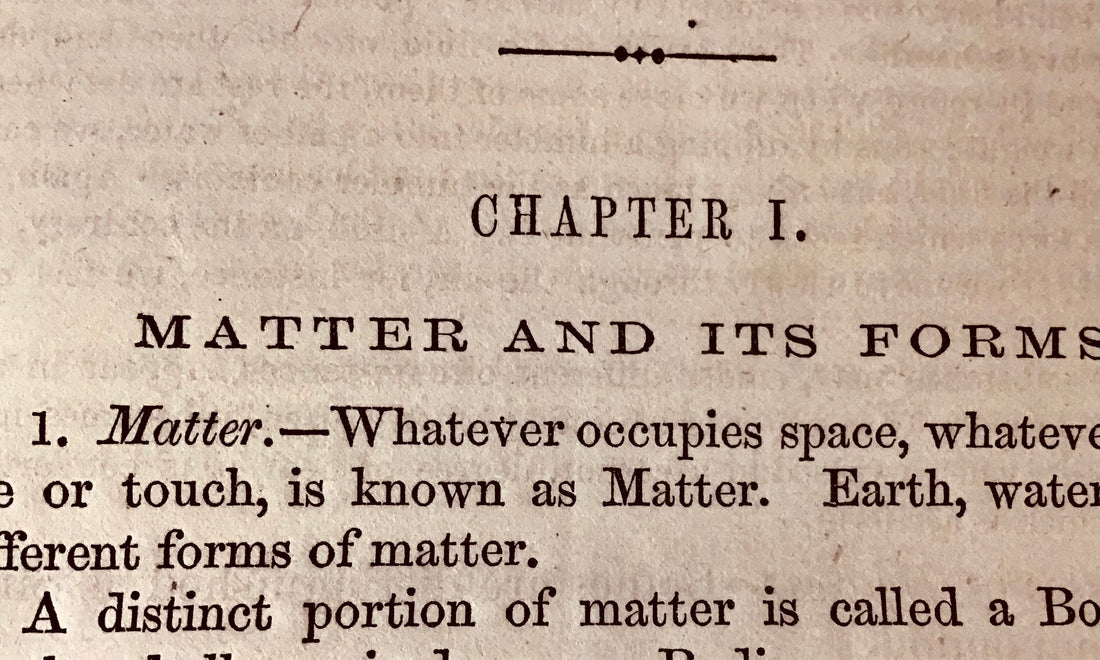 Ponderable Matter and its forms
