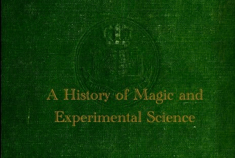 Old Books-History of Magic -Experimental Science published 1923