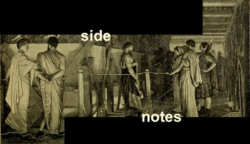 side notes to the presocratic greeks