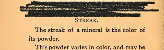 Streak of a Mineral