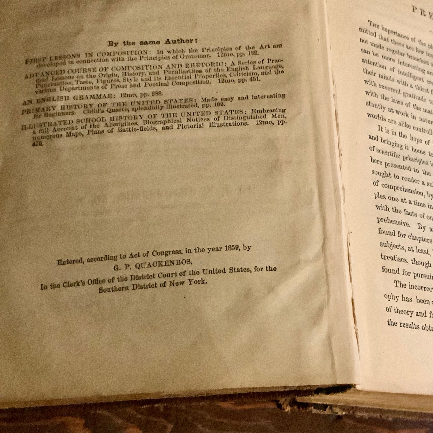 A Favorite Old Book -Natural Philosophy 1869