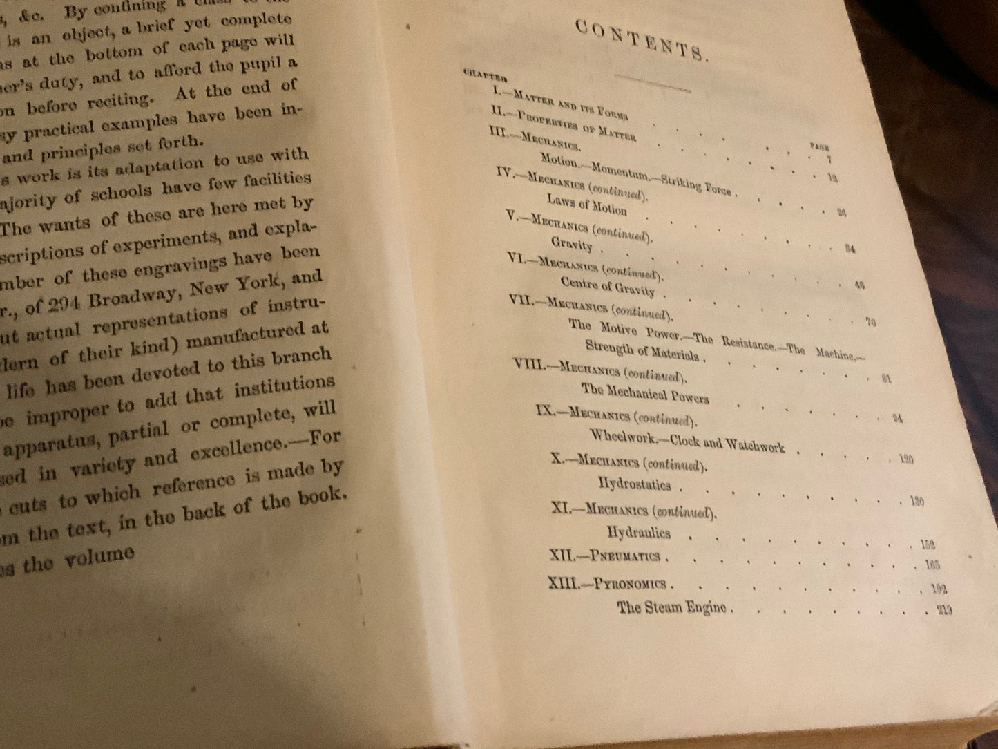 A Favorite Old Book -Natural Philosophy 1869