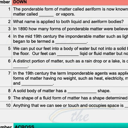 CROSSWORD #042825cw Ponderable Matter  $1