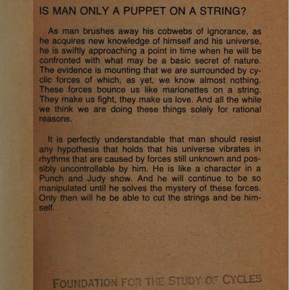 CYCLES -The Mysterious Forces That Trigger Events -Edward R Dewey