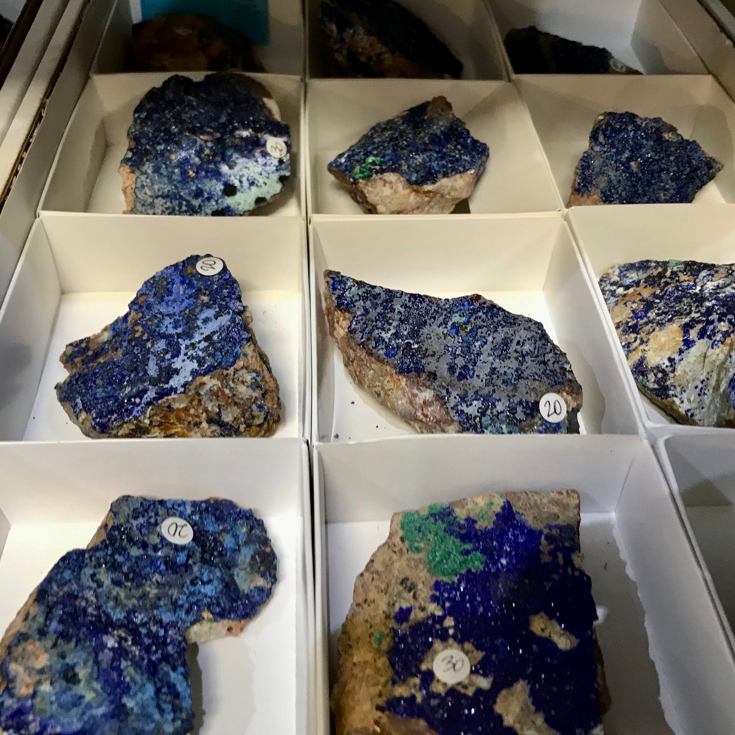 Azurite rough stone
