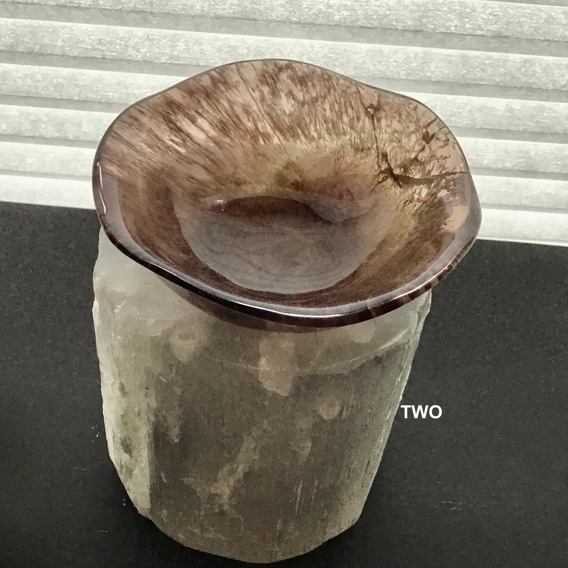 Delicate Fluorite bowl 2
