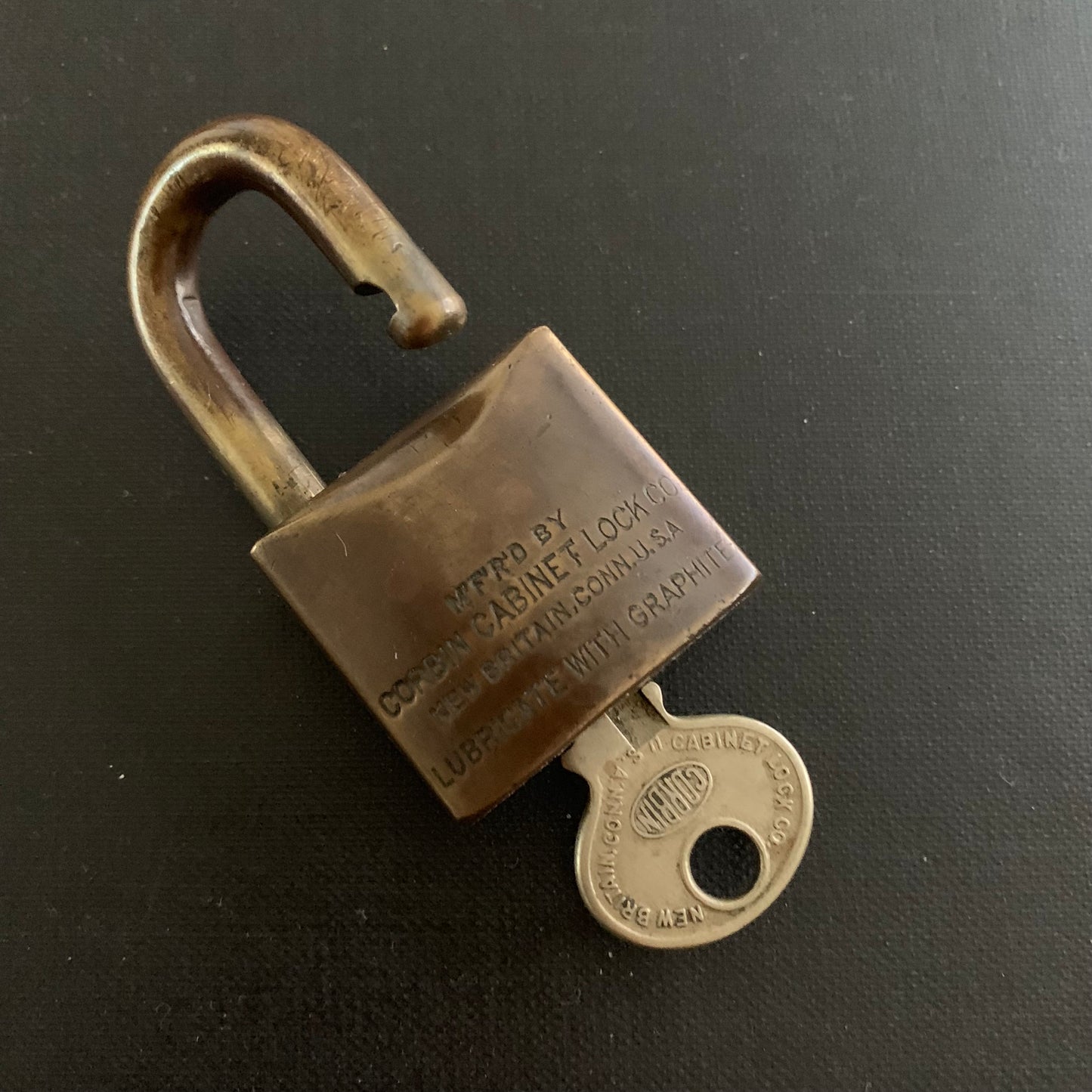 Vintage Corbin Cabinet Lock & Key $75
