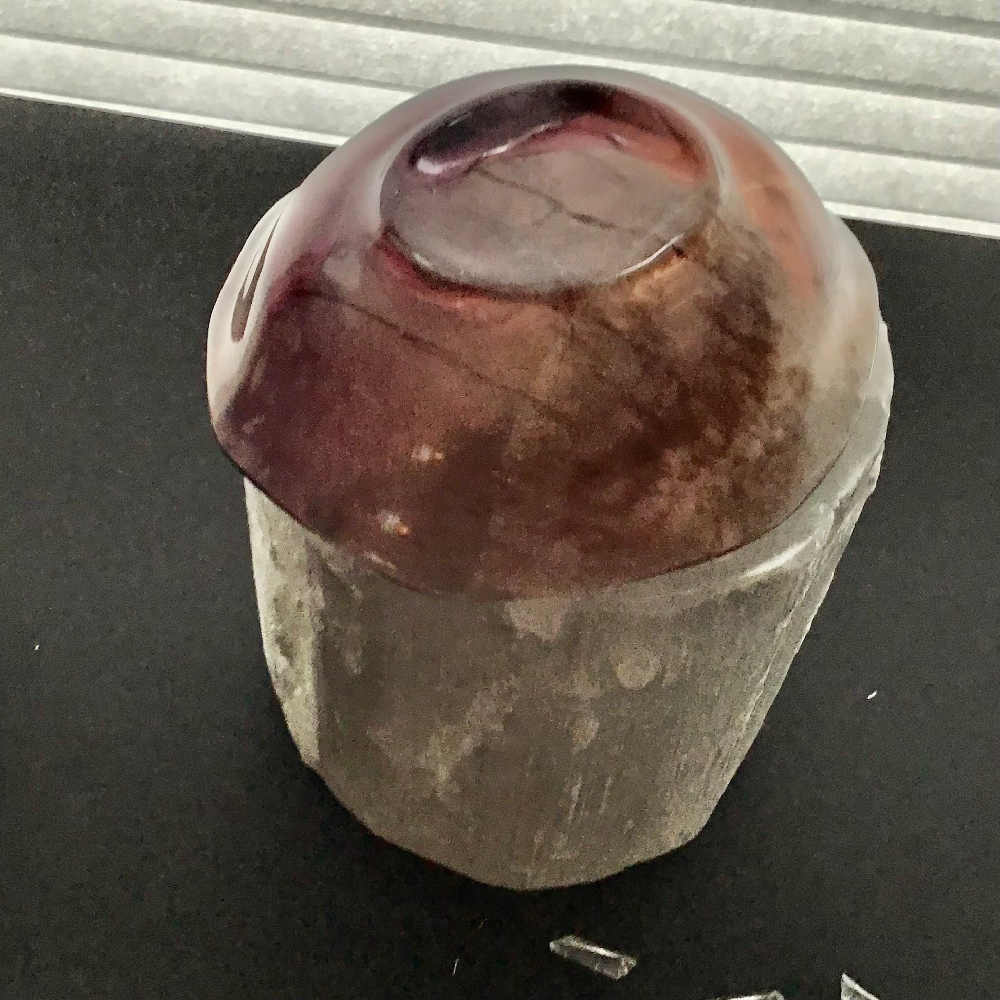 fluorite bowl  showing bottom