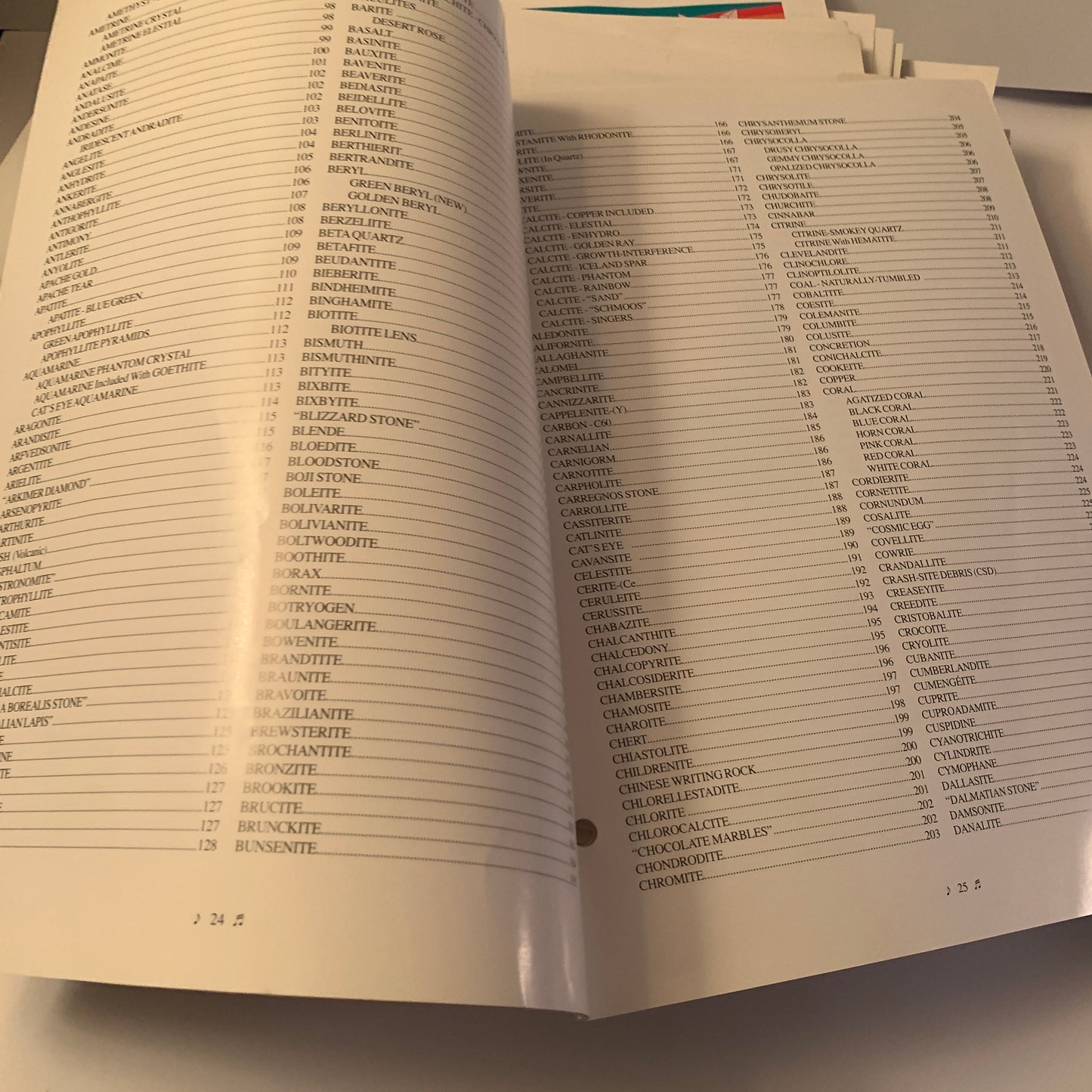 inside page of Love Is In The Earth book 