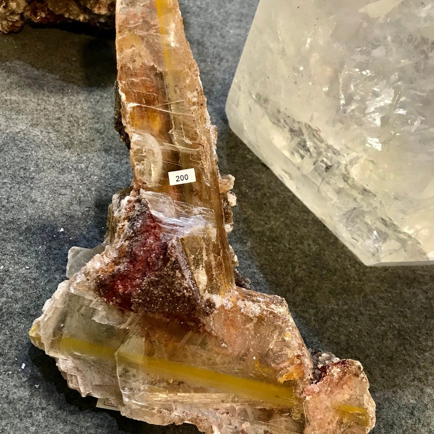 large selenite specimen