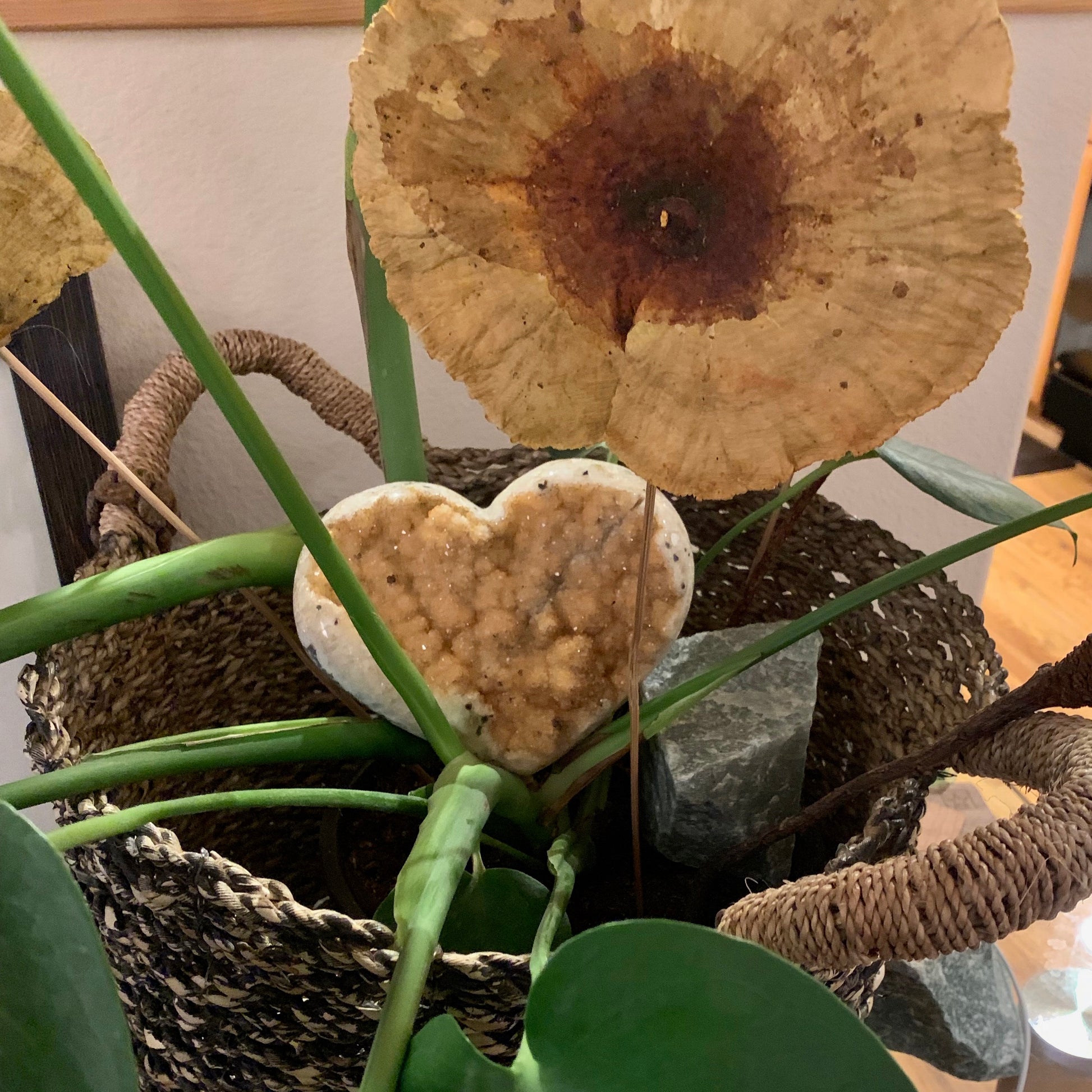 stone accents for the heart and home